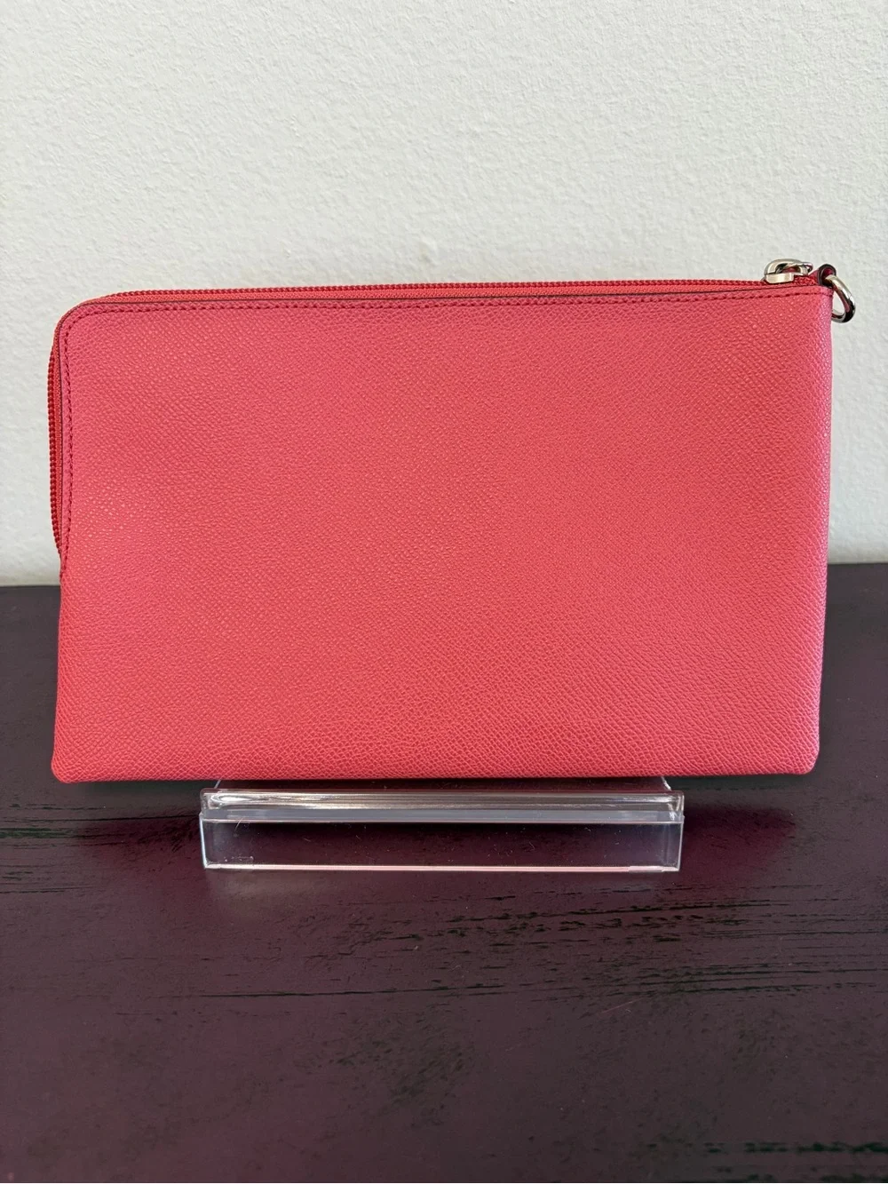 COACH Pink Storypatch Zip Pouch